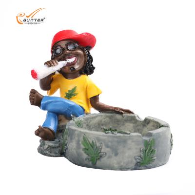 China Healthy Smoking Custom Design Arts Wholesale Printed Exotic Smoker Print Made To Smokers Herb Resin Ashtray for sale