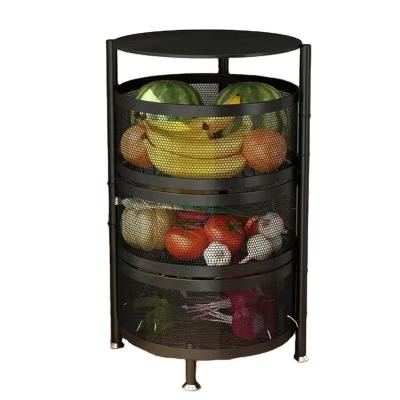 China Classic 4 Layer Rotating Storage Basket Rotating Racks Rack for sale