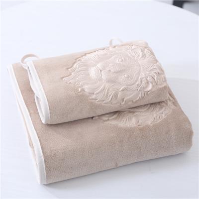 China Water Sustainable Super Strong Absorbent Quick Dry Hair Wrapped Microfiber Face Towel for sale