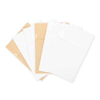 China 120gsm Kraft Paper Pocket Style Gusset Envelope for Express Packing Convenience for sale