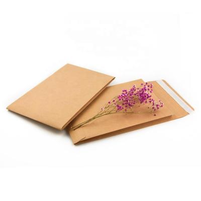 China Express Packing Kraft Paper V Bottom Gusset Seam Recycled Custom Shipping Envelopes for sale