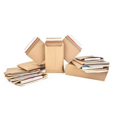 China Brown E Flute Corrugated Board 3 Layer Mailer for Delivery Packaging Mailing Box for sale