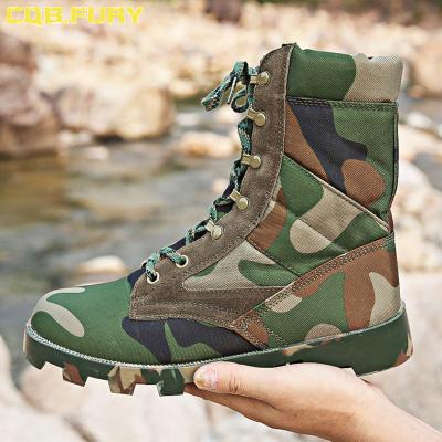 China Camouflage Waterproof Anti-Slippery Military Boot Outsole Training Anti-Skid Rubber Boot for sale