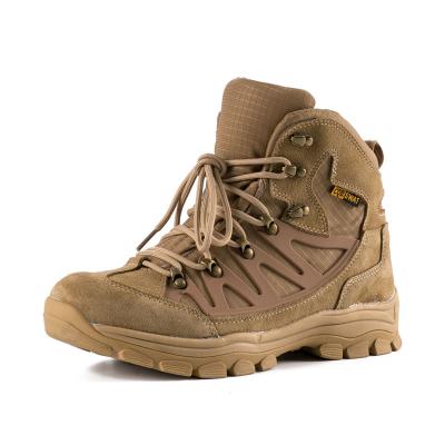 China Custom Military Army Tactical Boots Anti-skid Combat Jungle Suede Leather Rubber Sole Desert for sale