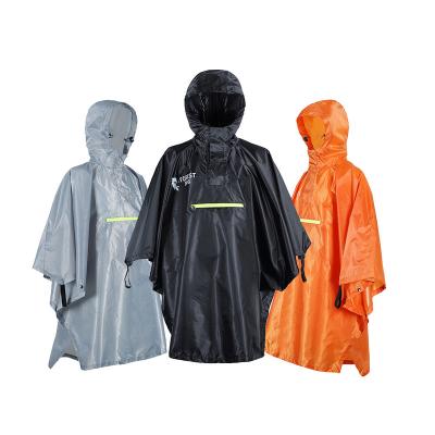 China Polyester Sport Poncho Outdoor Cycling Rise Tactical Rain Coat Rubber Raincoat Windproof Taffeta Raincoat for sale