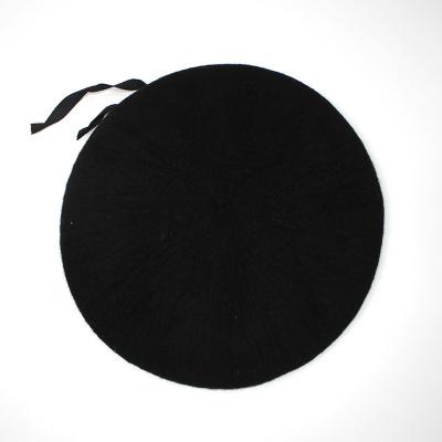 China Picture Black Beret Hat Wholesales Military Wool Beret Hat For Army Use Painter Hats for sale