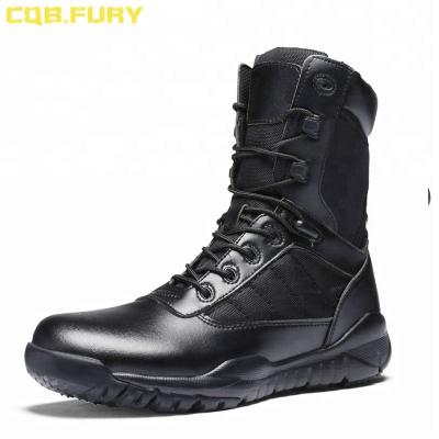 China Combat Boot Dubai Black Army Boots With Construction Padded Collar Cemented Combat Boots for sale