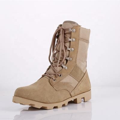 China Factory Price Micro Fiber In Sand Running Army Combat Boots Military Desert Boots for sale