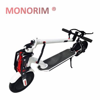 China monorim T2S PRO+ with front and rear suspension scooter M365/pro/1s MAXG30 500w 48v 14.4ah 10inch solid tire 10inch for sale