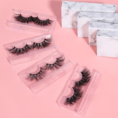 China 3d Eyelash Natural Soft False Mink Eyelashes With Packing Box for sale