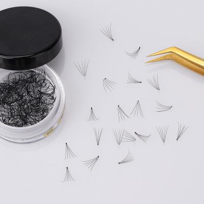 China Natural PS Soft Eyelash Premade Volume Fan Loose 0.05mm D Loop 5D Extensions for sale