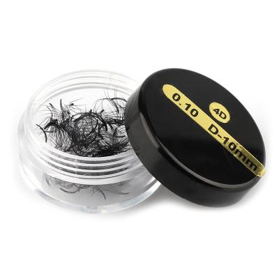 China Light Private Label 2D-10D Rocket Lashes Pre Made 3D 4d Loose Fans Lashes In Jars Or Jar for sale