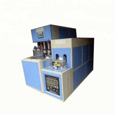 China 2 Cavities Semi Automatic PET Plastic Bottle Making Blowing Machine for sale