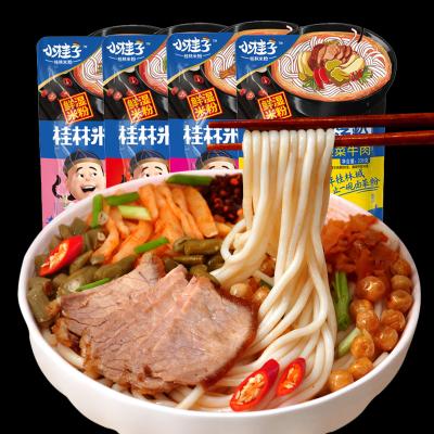 China Spicy and Salty Guangxi Guilin Specialty Rice Noodles Instant Noodle Natural Mixed Flavor for sale