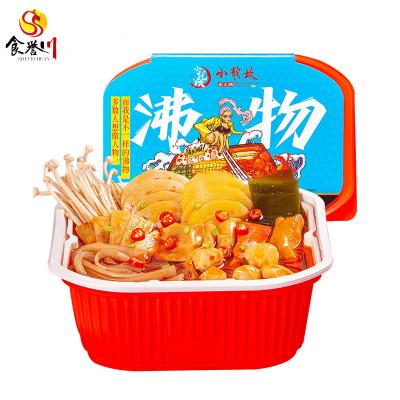 China Xiaolongkang Self-Hungry Hot Pot Spicy Boiling Things Seafood Taste Fast Food Sichuan Specialty 415g*12 for sale