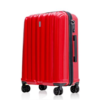 China 2022 PC Factory Hotsale Fashion Style ABS+PC New Rolling Luggage Sets Travel Suitcase Luggage for sale