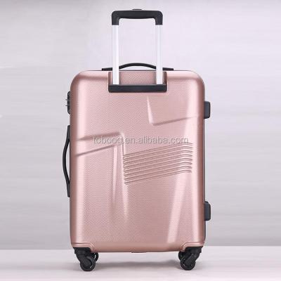 China 2022 ABS Made Waterproof Travel Rolled Hybrid Trolley Zipper Luggage Moving Bags for sale