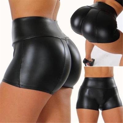 China Wholesale Women Plus Size Sexy Tight High Waist Shorts Plus Size Summer Hot Pants Super Short Leather Shorts for sale