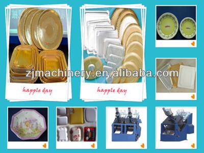 China ZDJ-400 plate paper plate making machine for sale