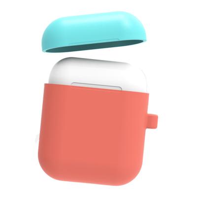 China Lid and Body Separated Shockproof Silicone Case Protective Cover for Apple Air Pods for sale