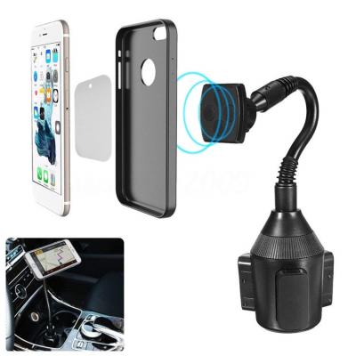 China Magnetic Cup Holder Design Car Cup Holder Phone Cradle Mount For Samsung Galaxy Nokia for sale