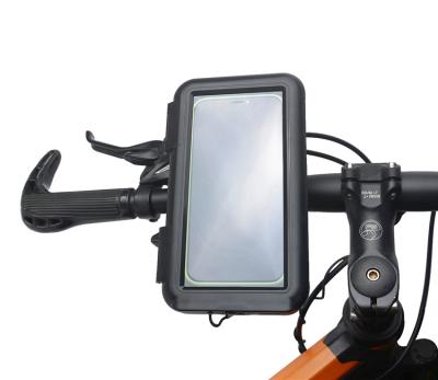 China For Mobile Devices Case 2021 Waterproof Bicycle Handlebar Cell Phone Mount Motorcycle Bike Phone Holder for sale