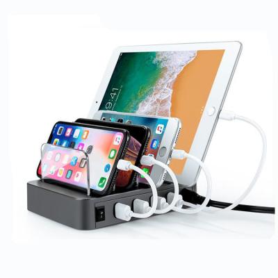 China 4 Ports USB 4 Ports Universal USB Charger Dock Multi-port USB Charging Station for sale