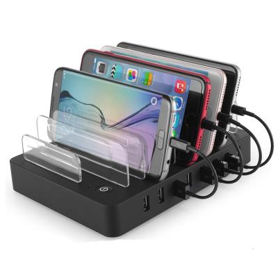 China Premium 8 Ports 8 Ports Organizer USB Mobile Phone Charging Station For iPhone Samsung for sale