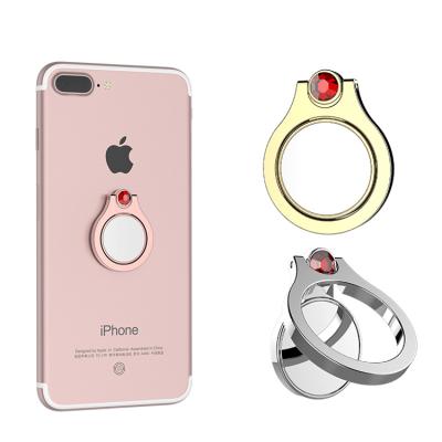 China With Mirror For Dial Finger Jewelry Gift Design Mobile Phone Ring Holder For Cell Phones for sale