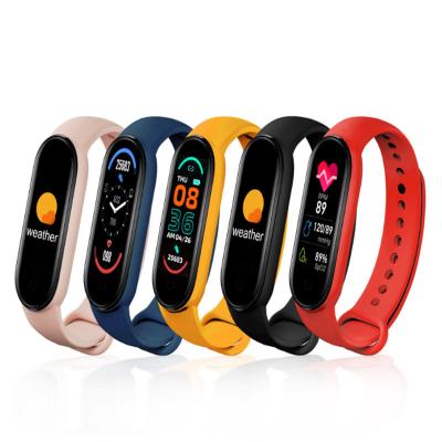 China New Arrival M6 Smart Band Fitness Tracker Pulseiras M5 M4 Wristband Heart Rate Blood Pressure Monitor Smart Watch Wifi for sale