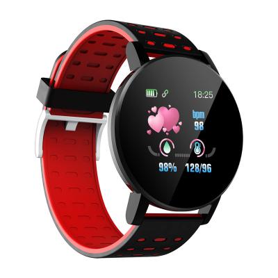 China Wifi New Arrival Health Monitoring Smart Heart Rate Bracelet Waterproof Bt 119Plus Sports Smart Watch for sale