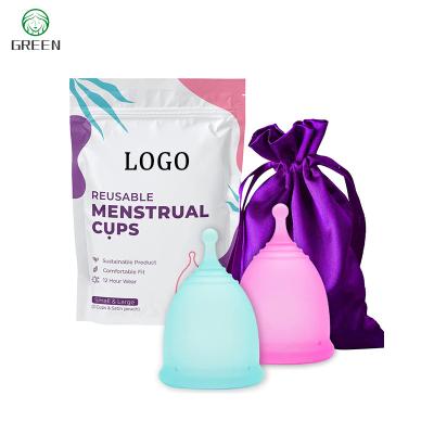 China High Quality Reusable Silicone Female Menstrual Cup Eco-Friendly Period Cup Menstrual Cup for sale