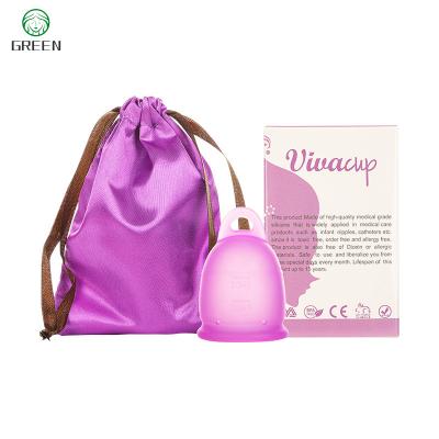 China Free Sample 25-30ml Copa Reusable Medical Menstrual Cup Menstrual 100% Organic Silicone Menstrual Menstrual Cups for sale