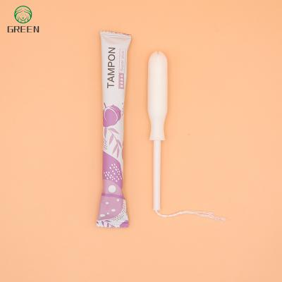 China Digital Tempons Cheapest Digital Cotton Organic Tampons With Plastic Applicator for sale