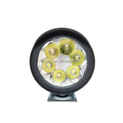 China Super Light Import LED 12W 6 Ignition Led Motorcycle 12V Spotlight for sale