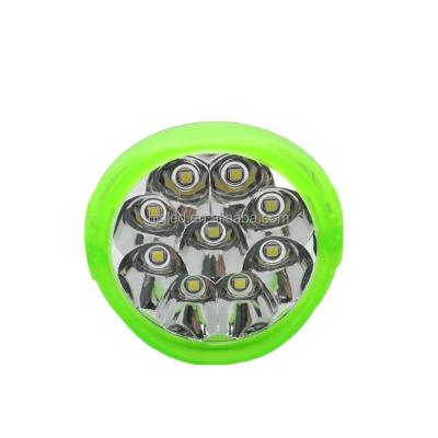 China Fog Light 9 Led Motorcycle Mirror Light 12V Plastic Led Motorcycle Headlight With Flash Ring For Motorcycle for sale