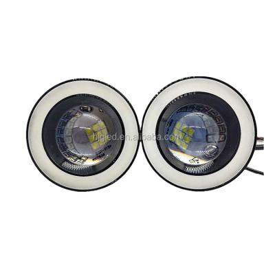 China 89MM fog light led fog lamp 12v led light with angel eye 20w car led light for sale