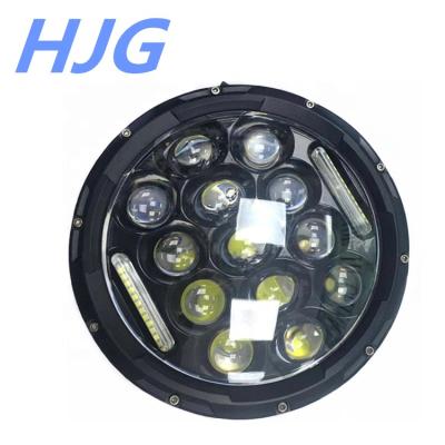 China Motorcycle headlight model new for harley headlight 13 LED light 12V 7inch motorcycle headlight for sale