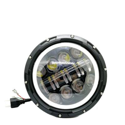 China 7 Inch Motorcycle Headlight 12V-80V New Model 2018 Led Light For Automobile for sale