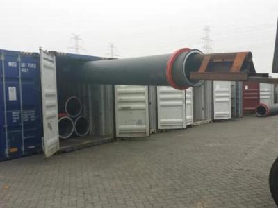 China impact resistance dredging pipeline hdpe flared pipes for sand pumping dredger for sale