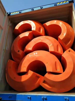 China ID560*OD1390*L1480MM dredging floater for hdpe pipes and steel pipes for sale