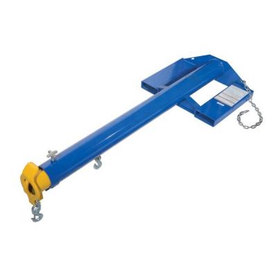 China Jib Boom Crane Telescoping Building Material Stores Forklift, 4000 lbs. Telescoping Capacity, Blue Paint/Jib Boom Crane Forklift Attachment for sale