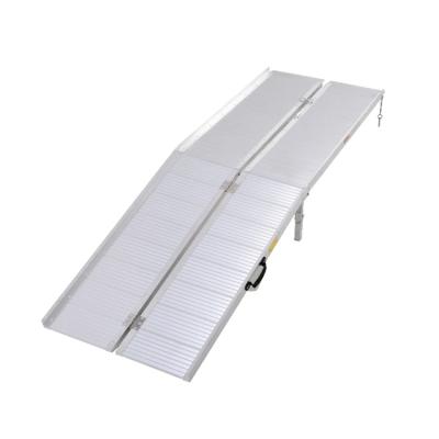 China Folding Aluminum Aluminum Wheelchair Ramp, Portable Threshold Ramp 8', for Home Scooter Steps Stairs, 96