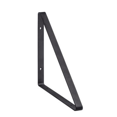 China Q235 Metal Steel Triangle Frames Heavy Duty Industrial Wall Mounted Floating Shelf Bracket Storage Shelf 2 Pcs 20/25/30 mm for sale