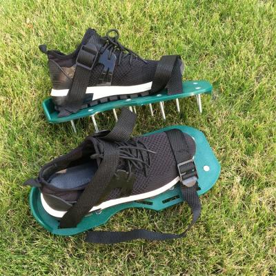 China Self Static Spike Cheap Aerator Sandal Building Anti-Puncture Anti-Slip Worker Planting Shoes Leveling Shoes Nail Shoes for sale