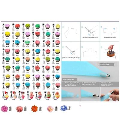 China Sustainable Hot Sale On Amazon 137pcs Cake Decorating Supplies Cake Decorating Tools Cake Decorating Accessories for sale