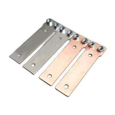 China Simple And Easy Installation Factory Customize Tin Plated Flat Copper Bar Busbar for sale