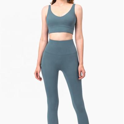 China Breathable Women Gym Fitness Sets Sports Bra Legging Yoga Set for sale