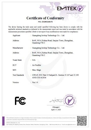 FCC - Guangdong Invitop Technology Co., Ltd.