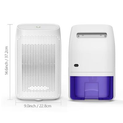 China New Household 2L Portable Peltier Air Dryer Mini Room Peltier Dehumidifier With Removeable Filter for sale